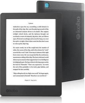 E-Book Reader KOBO Aura H2O touchscreen 2nd edition, 6.8", 8GB, WiFi, crni