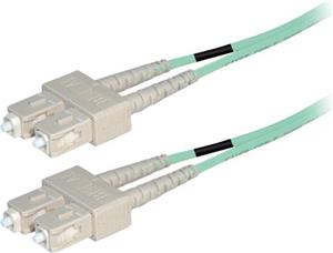 Transmedia Fibre optic MM OM4 Duplex Patch cable SC-SC 15m