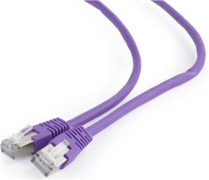 Gembird FTP Cat6 Patch cord, purple, 0,25 m
