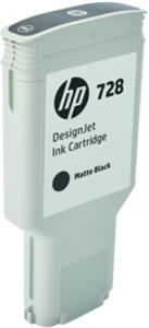 HP 728 300-ml Matte Black DesignJet Ink Cartridge