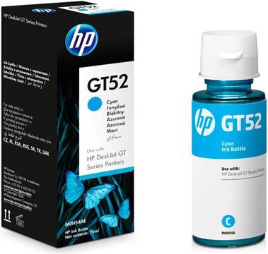 HP GT52 Cyan Original Ink Bottle