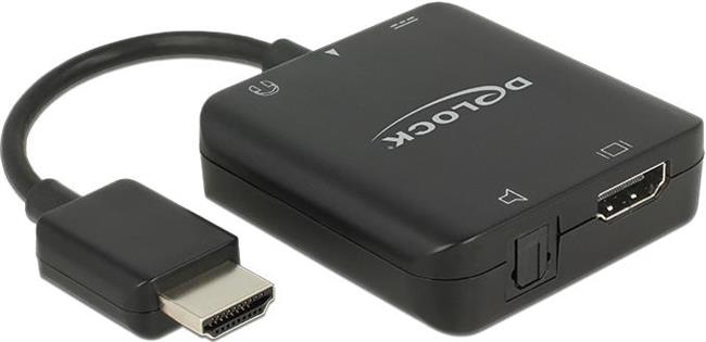 Adapter DELOCK, HDMI Audio Extractor, 4K, kompaktni