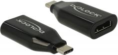 Adapter DELOCK, USB Type-C (M) na HDMI (Ž) Alt način rada, 4K 60Hz, crni