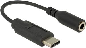 Adapter DELOCK, USB-C (M) na 3,5mm (Ž), 0.14m