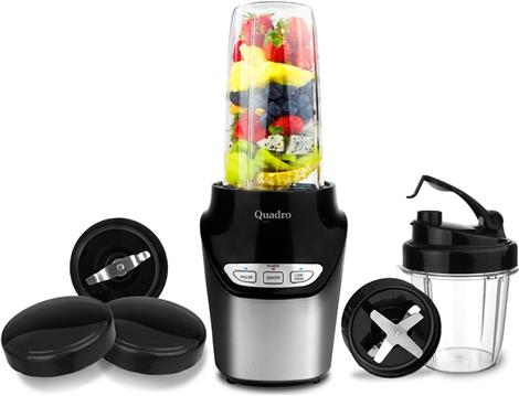 Blender Quadro BT-1008A, 1000W, crni