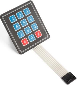 Tipkovnica 3 x 4 matrix membrane keypad