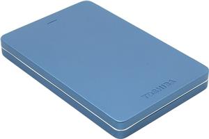 HDD External TOSHIBA Canvio ALU (2.5", 1TB, USB 3.0/ 2.0) blue, HDTH310EL3AA