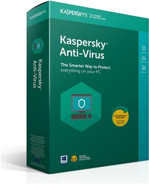 Kaspersky Anti-Virus 2018 EEMEA 1 korisnik/1 godina, Retail