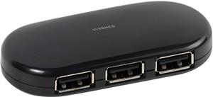 HUB USB 2.0 - 4 portni Vivanco, crni