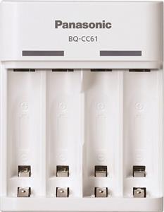 Punjač baterija PANASONIC Eneloop BQCC61USB, brzi, 4 mjesta za punjenje, USB