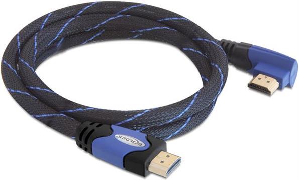 Kabel DELOCK, HDMI (M) na HDMI (M), 4K, kutni, 2m