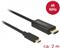 Kabel DELOCK, USB-C (M) na HDMI (M), DP Alt, 4k, 60 Hz, 2.0m