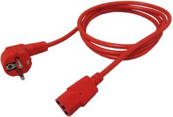 Roline naponski kabel, ravni IEC320-C13 konektor, crveni, 1.8m, 19.08.1010