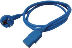 Roline naponski kabel, ravni IEC320-C13 konektor, plavi, 1.8m, 19.08.1012