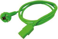 Roline naponski kabel, ravni IEC320-C13 konektor, zeleni, 1.8m, 19.08.1013