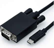 Roline USB Type C - VGA kabel, M/M, 2.0 m