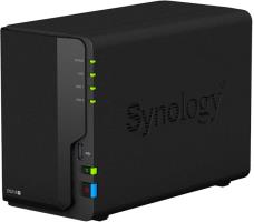 Synology DS218+ DiskStation 2-bay All-in-1 NAS server, 2.5"/3.5" HDD/SSD podrška, Hot Swappable HDD, Wake on LAN/WAN, 2GB, G-LAN