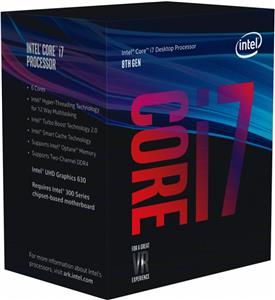 Procesor Intel Core i7 8700K (Hexa Core, 3.70 GHz, 12 MB, LGA1151 CL), bez hladnjaka