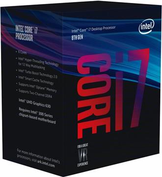 Procesor Intel Core i7 8700K (Hexa Core, 3.70 GHz, 12 MB, LGA1151 CL), bez hladnjaka