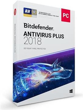 BITDEFENDER Antivirus Plus 2018, godišnja pretplata za 3 korisnika, retail