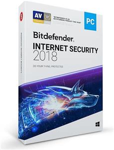 BITDEFENDER Internet Security 2018, godišnja pretplata za 1 korisnika, retail