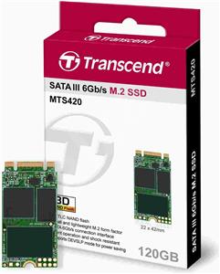 SSD Transcend 120GB, M.2 2242 42mm SSD, SATA3, TLC, TS120GMTS420S