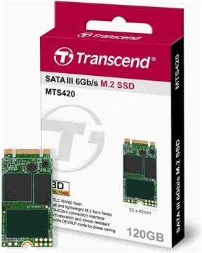 SSD Transcend 120GB, M.2 2242 42mm SSD, SATA3, TLC, TS120GMTS420S