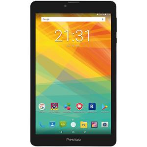 Tablet Prestigio Muze 3708 3G, 8.0" HD (800x1280) IPS display, Dual SIM, Android 7.0, quad core processore, 1GB DDR, 16GB Flash, 0.3MP front + 2.0MP rear camera, 4000mAh battery, color/Black