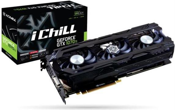 Grafička kartica Inno3D GTX1070 Ti iChill X3 8192MB,PCI-E,DVI,HDMI,3xDP