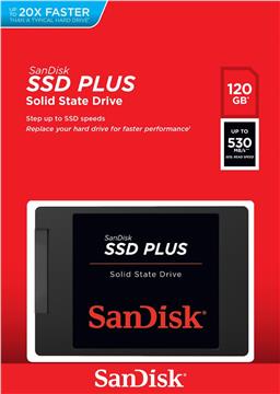 SSD SanDisk Plus 120 GB, SATA III, 2.5", SDSSDA-120G-G27