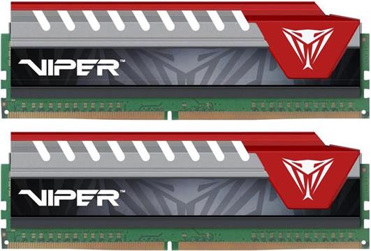 Memorija Patriot V Elite Red 8 GB Kit (2x4 GB) DDR4 2800 MHz, PVE48G280C6KRD