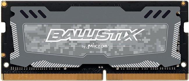 Memorija za prijenosno računalo Crucial 8 GB SO-DIMM DDR4 2666 MHz Ballistix Sport LT - Grey, BLS8G4S26BFSD