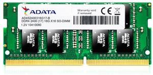 Memorija za prijenosno računalo Adata 4 GB SO-DIMM DDR4 2400 MHz, AD4S2400J4G17-S