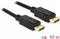 Kabel DELOCK, DisplayPort (M) na DisplayPort (M), 4K, 10m