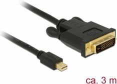 Kabel DELOCK, mini Displayport (M) na DVI-D 24+1 (M), 3m