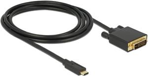 Kabel DELOCK, USB-C (M) na DVI 24+1 (M), 2.0m