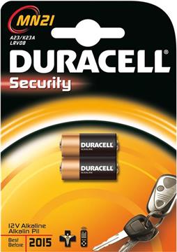 Baterija DURACELL MN21 B2, 2 baterije A23/23A/V23GA/LRV08/BLR932