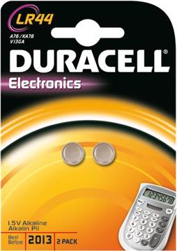 Baterija alkalna LR44 - 2 komada (AG13, LR1154, V13GA, 4276), Duracell