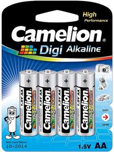 Baterija alkalna DIGI 1,5V AA blister 4 kom, Camelion