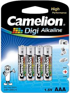 Baterija alkalna DIGI 1,5V AAA blister 4 kom, Camelion