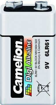 Baterija alkalna DIGI 9V , blister, Camelion