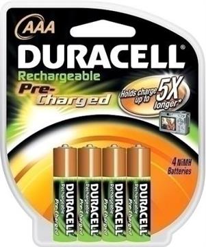 Baterija Ni-MH Precharged AAAx4, 800 mAh, Duracell