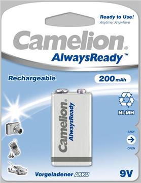 Baterija NI-MH Ready2use 9V 200 mAh, Camelion