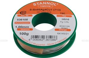 TINOL STANNOL 1mm, 100 g, HS10 Ecoloy TSC 1,5%