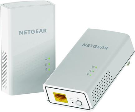 Powerline adapter NETGEAR PL1000-100PES, 1000Mbps, 2xG-LAN, zidni