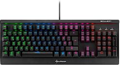 Tipkovnica Sharkoon Skiller MECH SGK3, igraća mehanička tipkovnica, RGB LED, Kailh plavo, USB