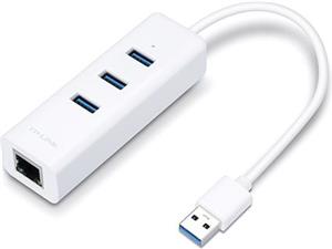 TP-Link UE330 USB 3.0 3-Port Hub Gigabit Ethernet Adapter 2 in 1 USB Adapter