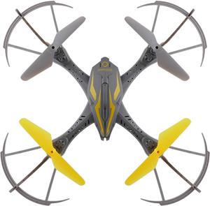 Dron OVERMAX X-BEE 2.4, kamera, 6-osni žiroskop, vrijeme leta do 8min, 2x baterija, upravljanje daljinskim upravljačem, sivi