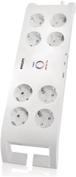 Kabel produžni 8 mjesta,1,5mm2, prenaponska zaštita, Philips SPN3080B/58, 2m