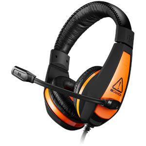 Slušalice Canyon CND-SGHS1 Gaming 3.5mm jack with adjustable microphone and volume control, cable 2M, Black